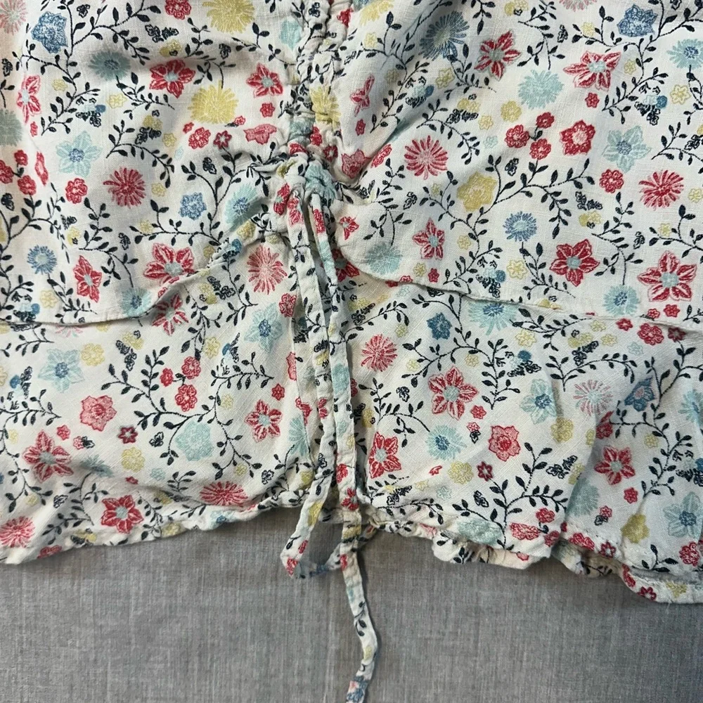 Sonoma Floral Camisole with Adjustable Tie - Picture 4 of 7